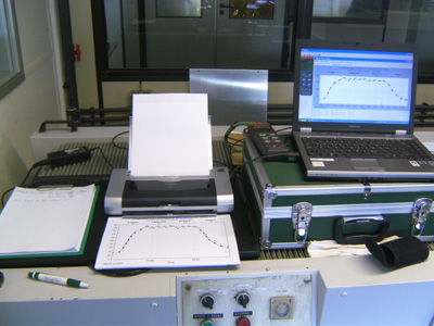 Datalogger with live recording and printer